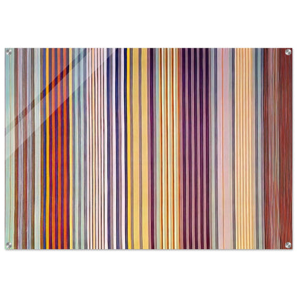 Royal Veil - 1971 - Gene Davis Acrylic Print - 70x100 cm / 28x40″ inches
