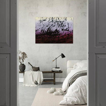Untitled T1982-H12 - 1982 - Hans Hartung Brushed Aluminum Print - 70x100 cm / 28x40 inches | Hans Hartung Aluminum Print | Hans Hartung Prints