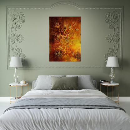 PLANT 1960 - Remedios Varo Brushed Aluminum Print - 70x100 cm / 28x40 inches | Remedios Varo Aluminum Print | Remedios Varo Prints