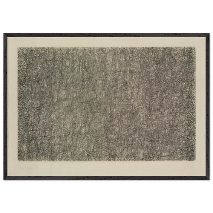 R3 - 1983 - John Cage 70x100 cm / 28x40 inches Framed Art Print – Black Wooden Frame