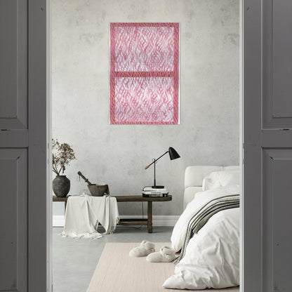 Segni rosa - 1967 - Carla Accardi Brushed Aluminum Print - 70x100 cm / 28x40 inches | Carla Accardi Aluminum Print | Carla Accardi Prints