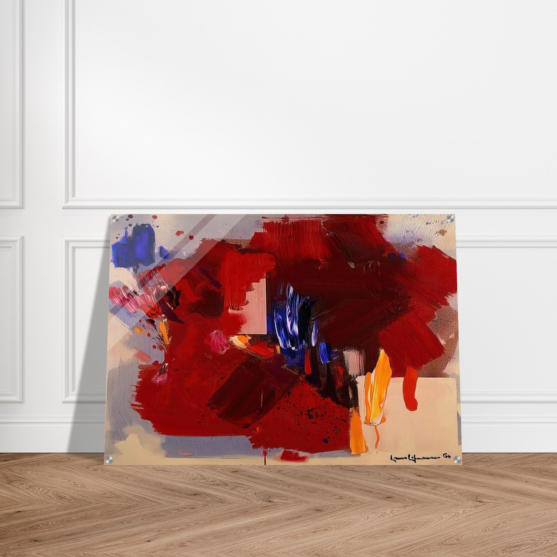 The Clash - Hans Hofmann Acrylic Print - 70x100 cm / 28x40″ inches | Hans Hofmann Wall Art | Hans Hofmann Prints