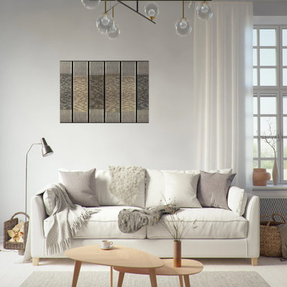 SIX PRAYERS 1965 - Anni Albers Brushed Aluminum Print - 70x100 cm / 28x40 inches | Anni Albers Aluminum Print | Anni Albers Prints