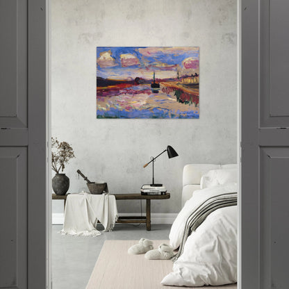 CANAL DU MIDI 1899 - Henri Matisse Brushed Aluminum Print - 70x100 cm / 28x40 inches | Henri Matisse Aluminum Print | Henri Matisse Prints