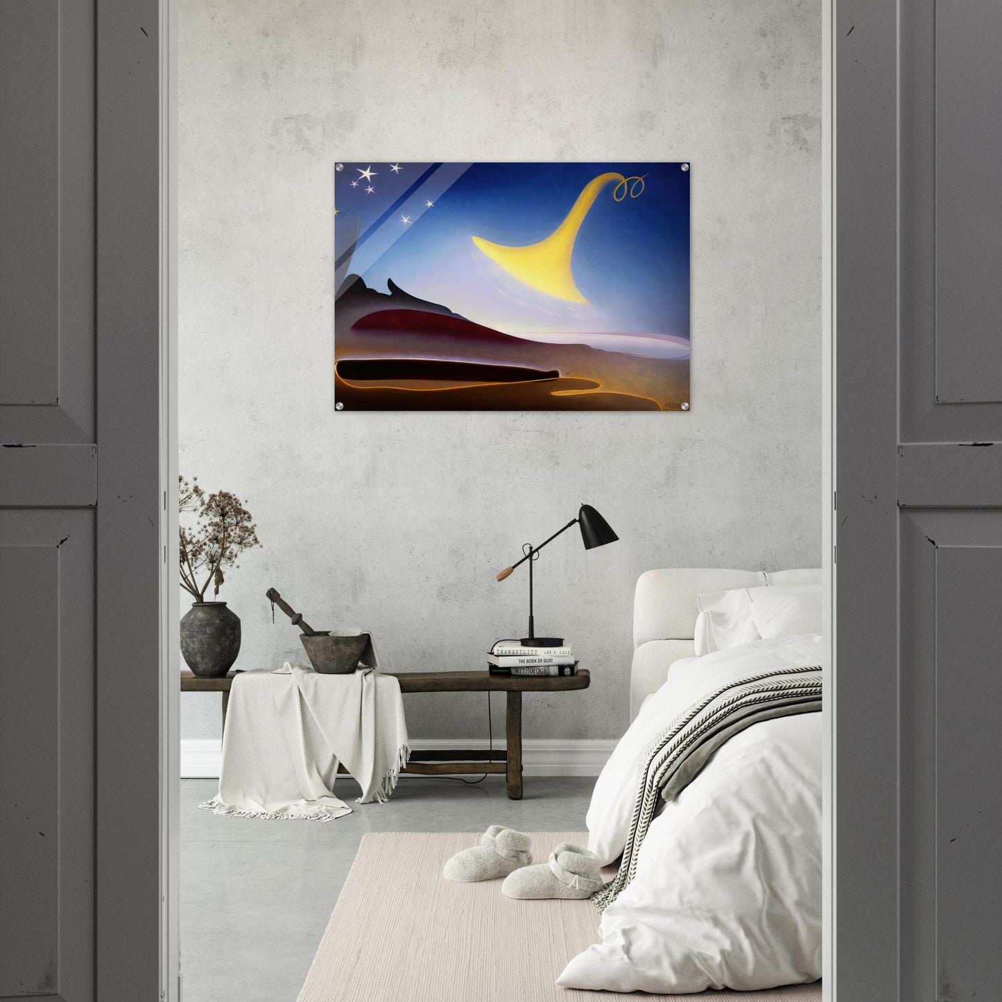 Awakening Memory of Father - 1943 - Agnes Lawrence Pelton Acrylic Print - 70x100 cm / 28x40″ inches