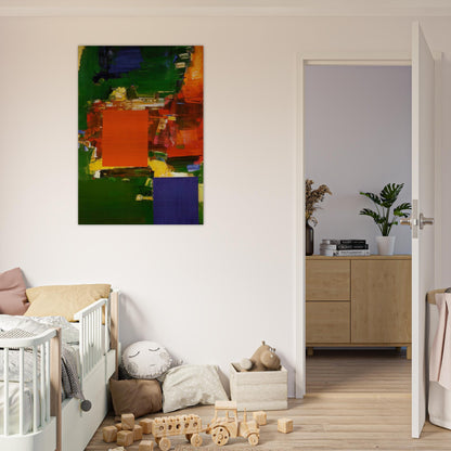 Olive Grove - Hans Hofmann Brushed Aluminum Print - 70x100 cm / 28x40 inches | Hans Hofmann Aluminum Print | Hans Hofmann Prints