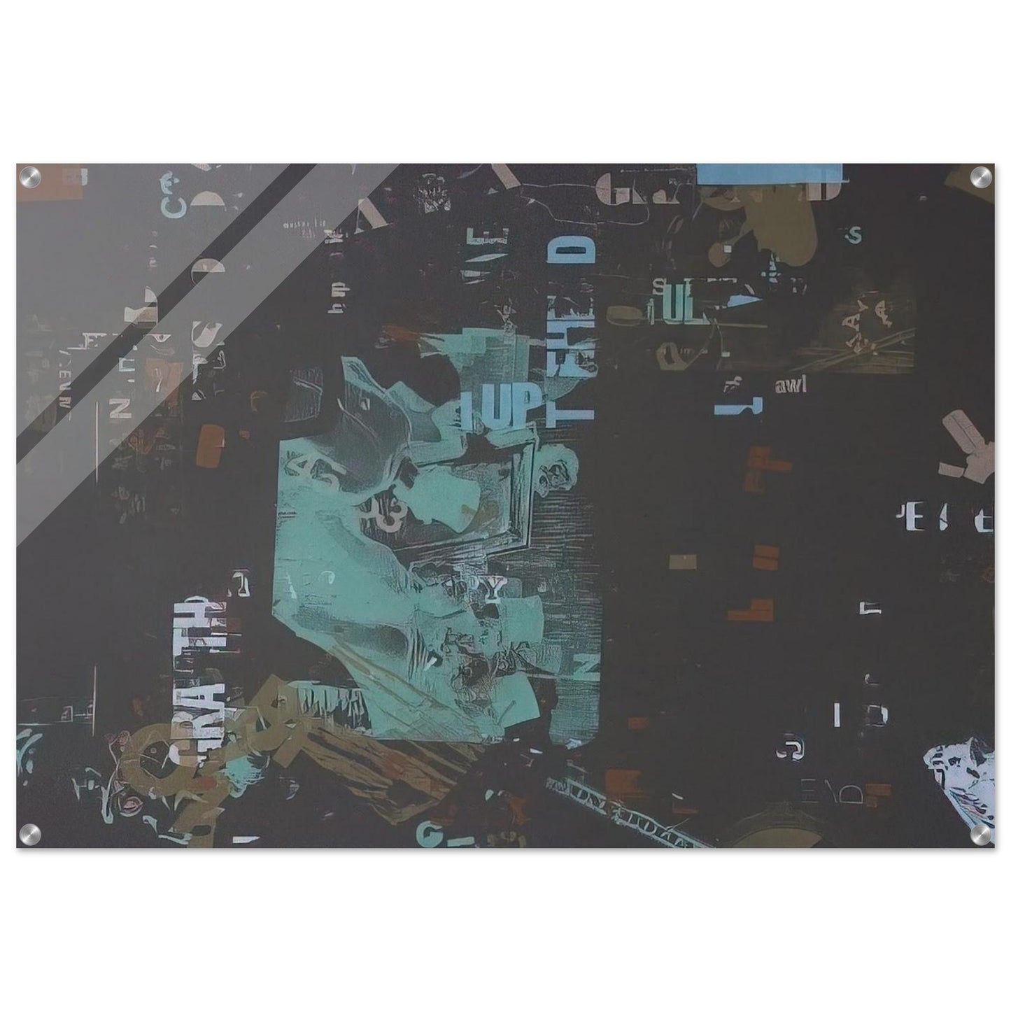 Not Wanting to Say Anything About Marcel Detail - 1969 - John Cage Acrylic Print - 70x100 cm / 28x40″ inches