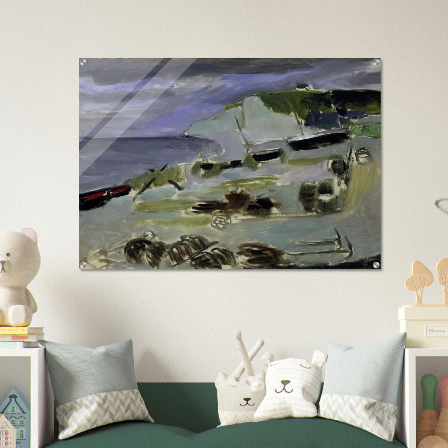 BOATS ON THE BEACH ETRETAT 1920 - Henri Matisse Acrylic Print - 70x100 cm / 28x40″ inches