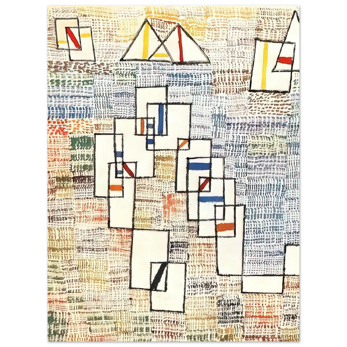 Paul Klee - COTE DE PROVENCE  75x100 cm / 30x40inches Fine Art Poster
