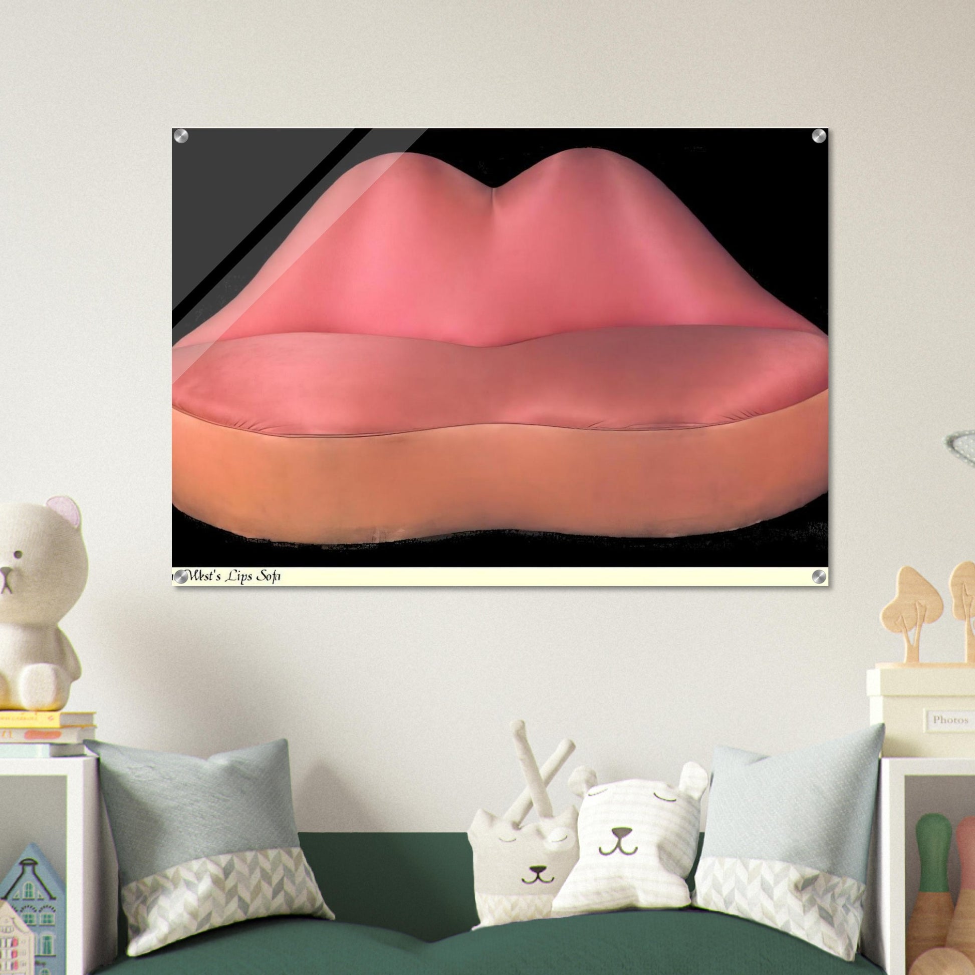 MAE WEST LIPS SOFA 1937 - Salvador Dali Acrylic Print - 70x100 cm / 28x40″ inches
