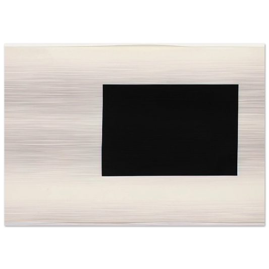 Square Form - Ellsworth Kelly Brushed Aluminum Print - 70x100 cm / 28x40 inches | Ellsworth Kelly Aluminum Print | Ellsworth Kelly Prints