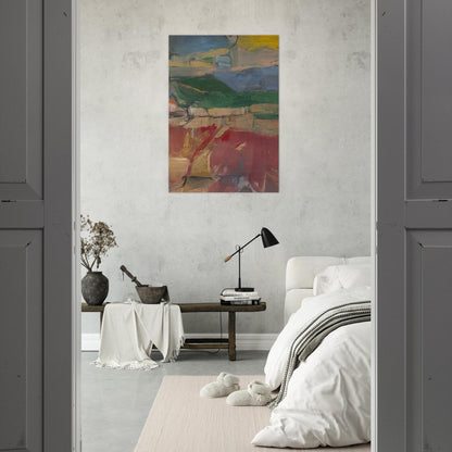 Berkeley #32 - Richard Diebenkorn Brushed Aluminum Print - 70x100 cm / 28x40 inches | Richard Diebenkorn Aluminum Print | Richard Diebenkorn Prints