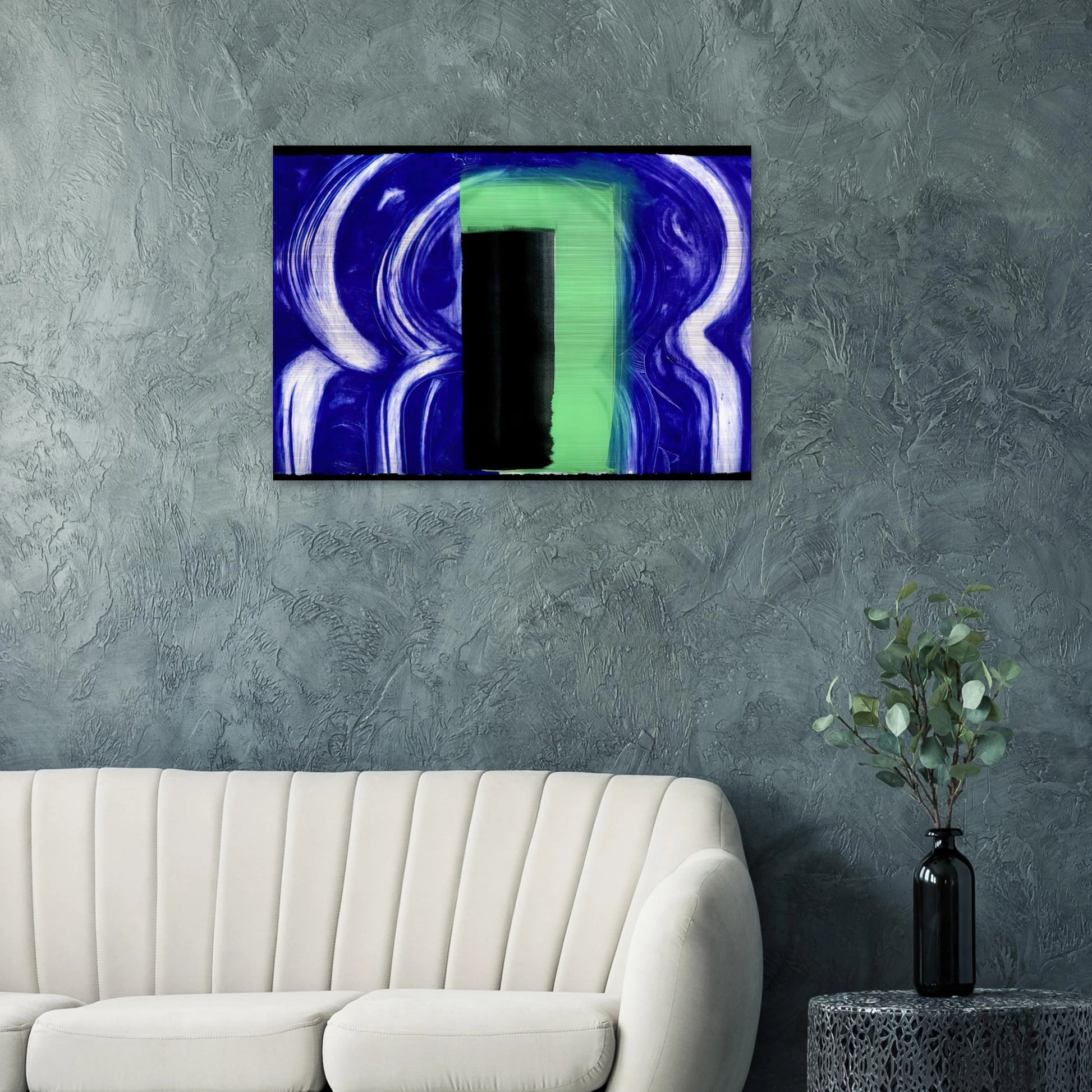 Moroccan Door - 1991 - Howard Hodgkin Brushed Aluminum Print - 70x100 cm / 28x40 inches | Howard Hodgkin Aluminum Print | Howard Hodgkin Prints