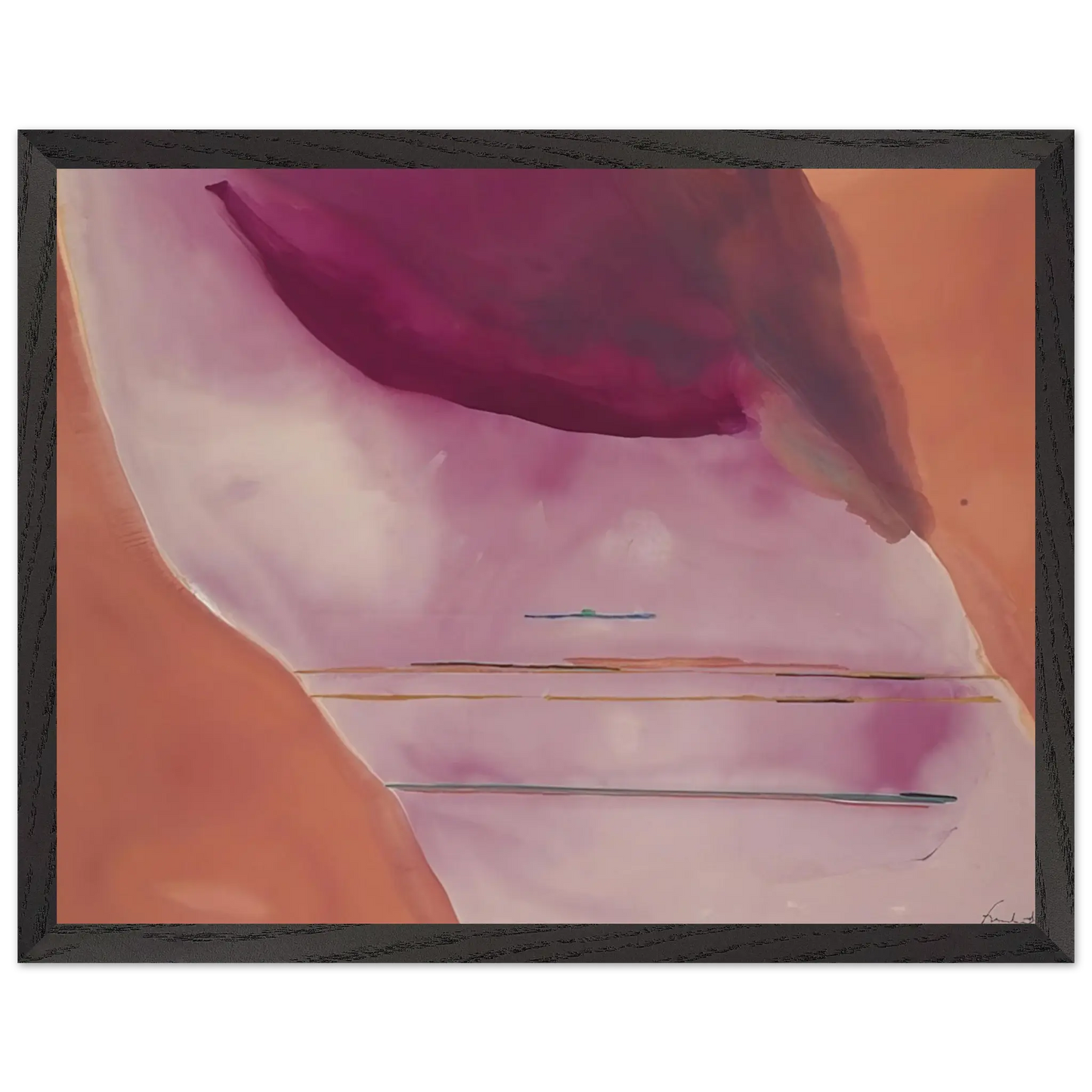 Helen Frankenthaler - Pendulum - 1972 Wall art - 40x60 cm / 16x24 Inches - Fine Art Poster - -