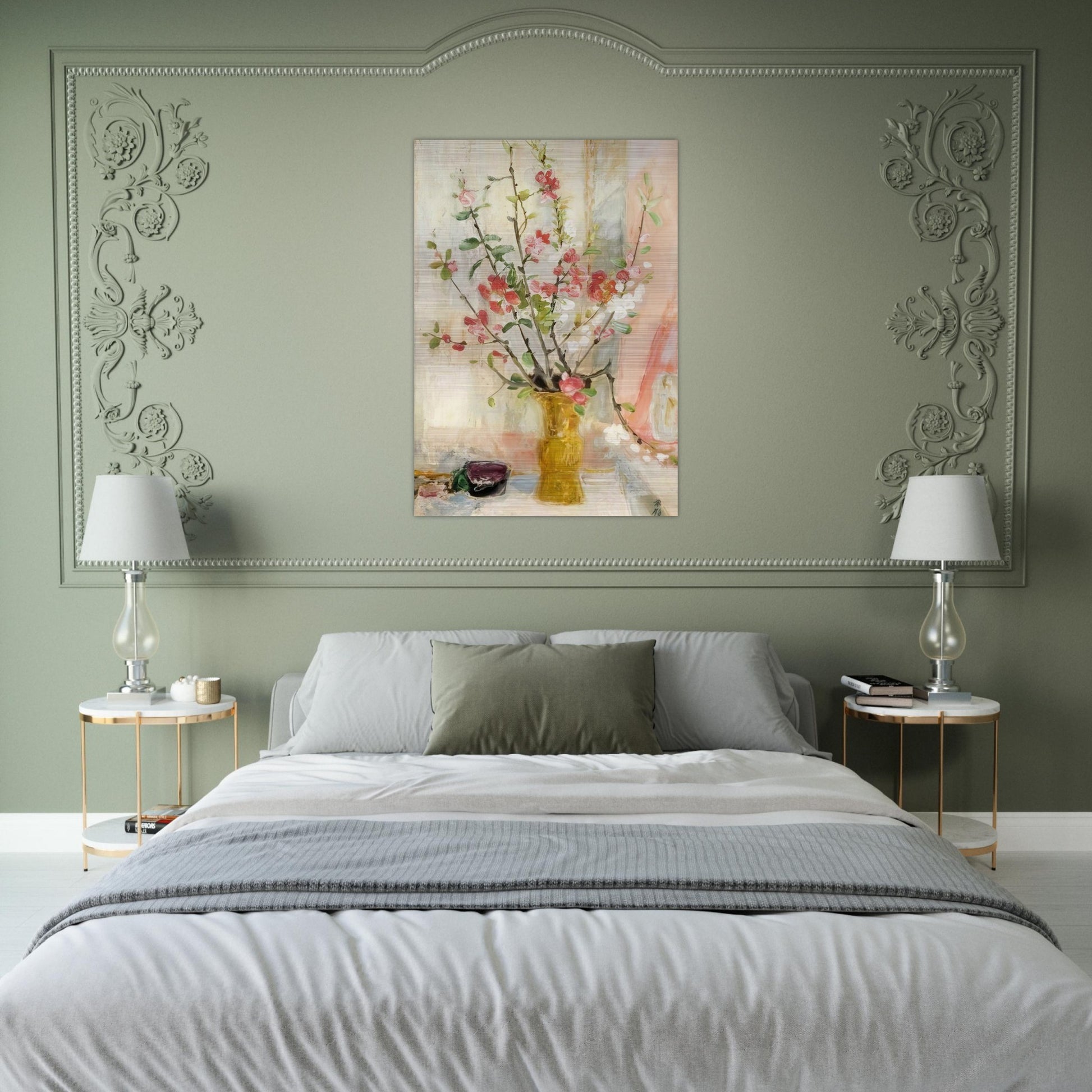Les Pommeirs Du Japon - Post-Impressionism - Le Pho Brushed Aluminum Print - 70x100 cm / 28x40 inches | Le Pho Aluminum Print | Le Pho Prints