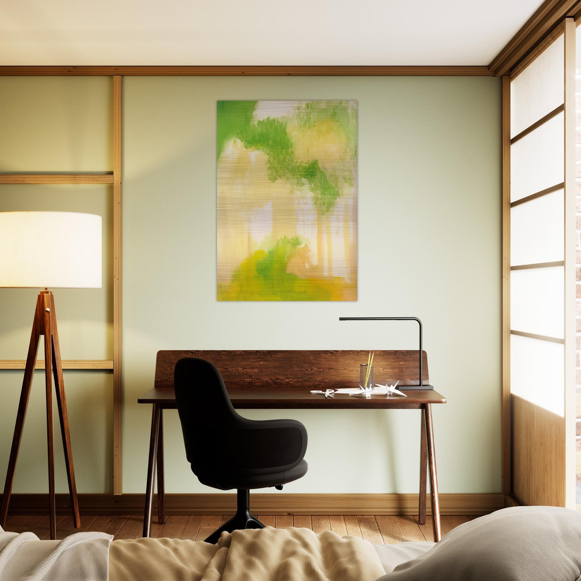 UNTITLED 2000 - Esteban Vicente Brushed Aluminum Print - 70x100 cm / 28x40 inches | Esteban Vicente Aluminum Print | Esteban Vicente Prints