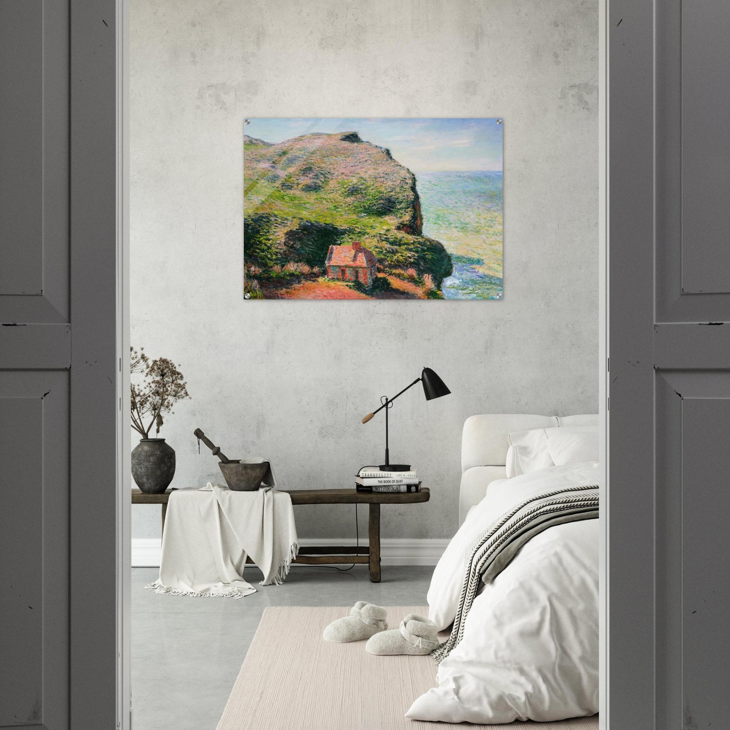 The Custom`s House - claude monet Acrylic Print - 70x100 cm / 28x40″ inches | claude monet Wall Art | claude monet Prints