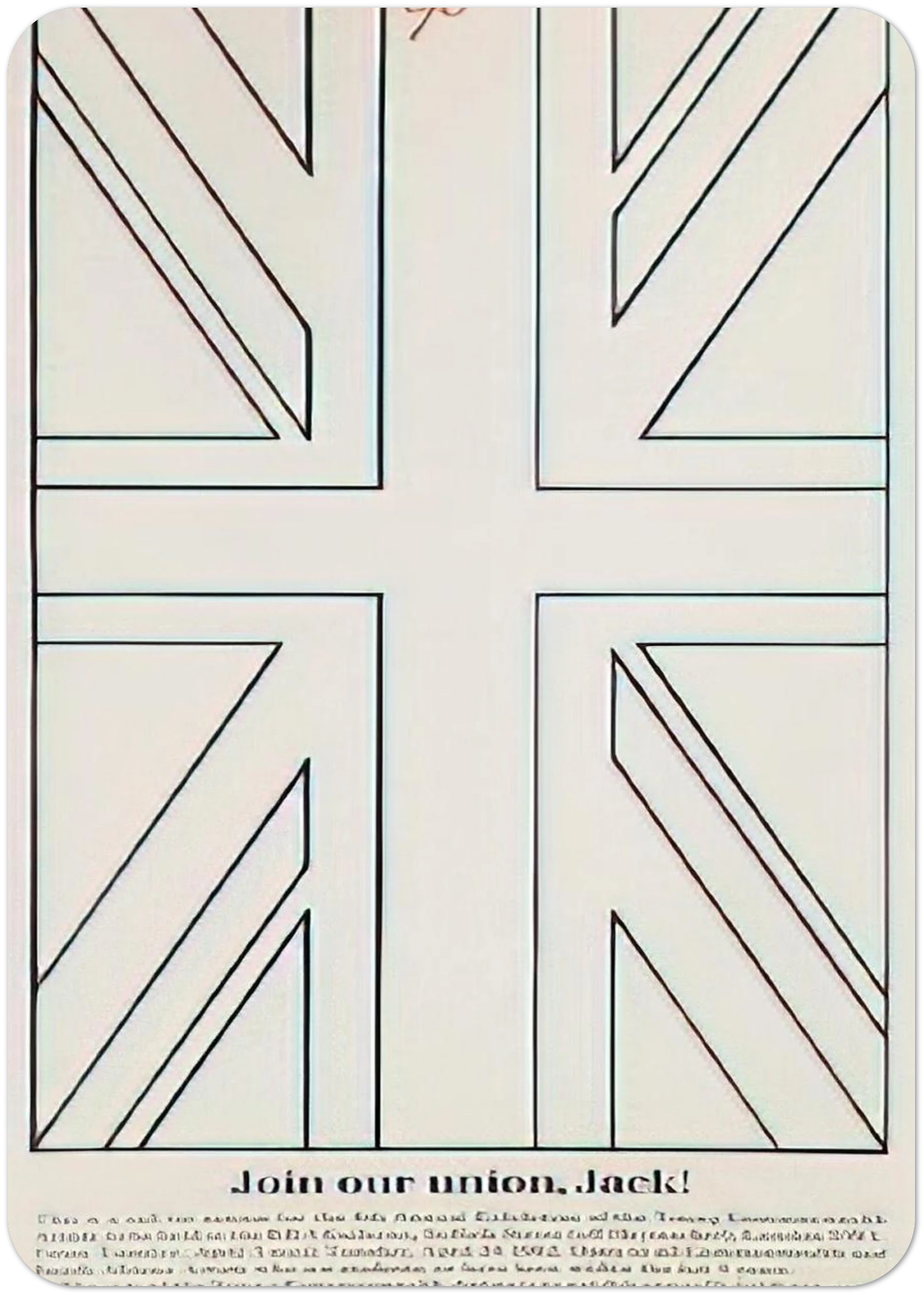 Join our union, Jack! Young Commonwealth Artists - 1962 By Billy Apple Pack of 10 Post Cards | Billy Apple Post Cards | A6 (10.5 x 14.8 cm) - 4.1 x 5.8 inches