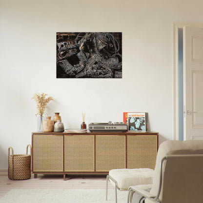 NONAME 8 - Ivan Albright Brushed Aluminum Print - 70x100 cm / 28x40 inches | Ivan Albright Aluminum Print | Ivan Albright Prints