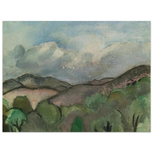 Henri Matisse - LE MONT CHAUVE A NICE 1918  75x100 cm / 30x40inches Fine Art Poster