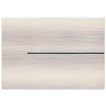 Horizontal Line - Ellsworth Kelly Brushed Aluminum Print - 70x100 cm / 28x40 inches | Ellsworth Kelly Aluminum Print | Ellsworth Kelly Prints