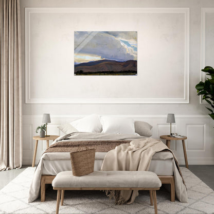 STORM FROM THE SIERRA 1937 - Maynard Dixon Acrylic Print - 70x100 cm / 28x40″ inches