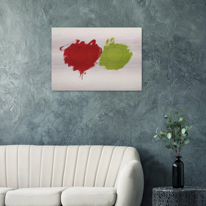 Cut - 1964 - Billy Apple Brushed Aluminum Print - 70x100 cm / 28x40 inches | Billy Apple Aluminum Print | Billy Apple Prints