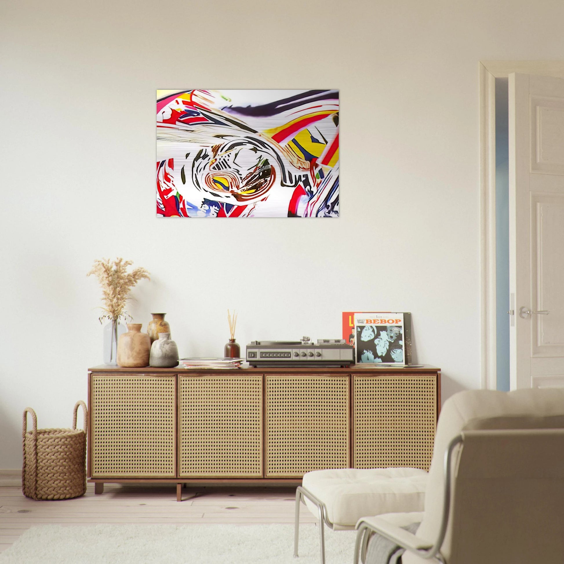 After Berlin V - James Rosenquist Brushed Aluminum Print - 70x100 cm / 28x40 inches | James Rosenquist Aluminum Print | James Rosenquist Prints