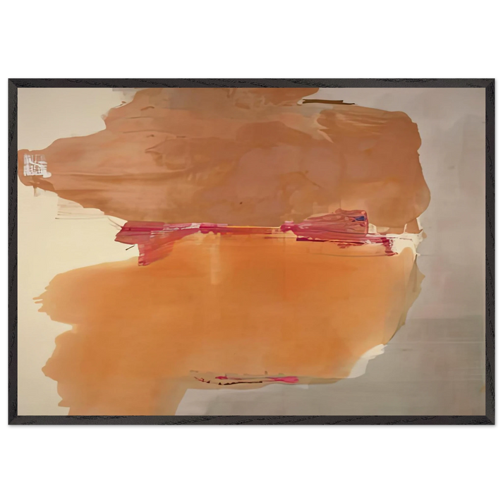 Sphinx 1976- - Helen Frankenthaler 70x100 cm / 28x40 inches Framed Art Print – Black Wooden Frame