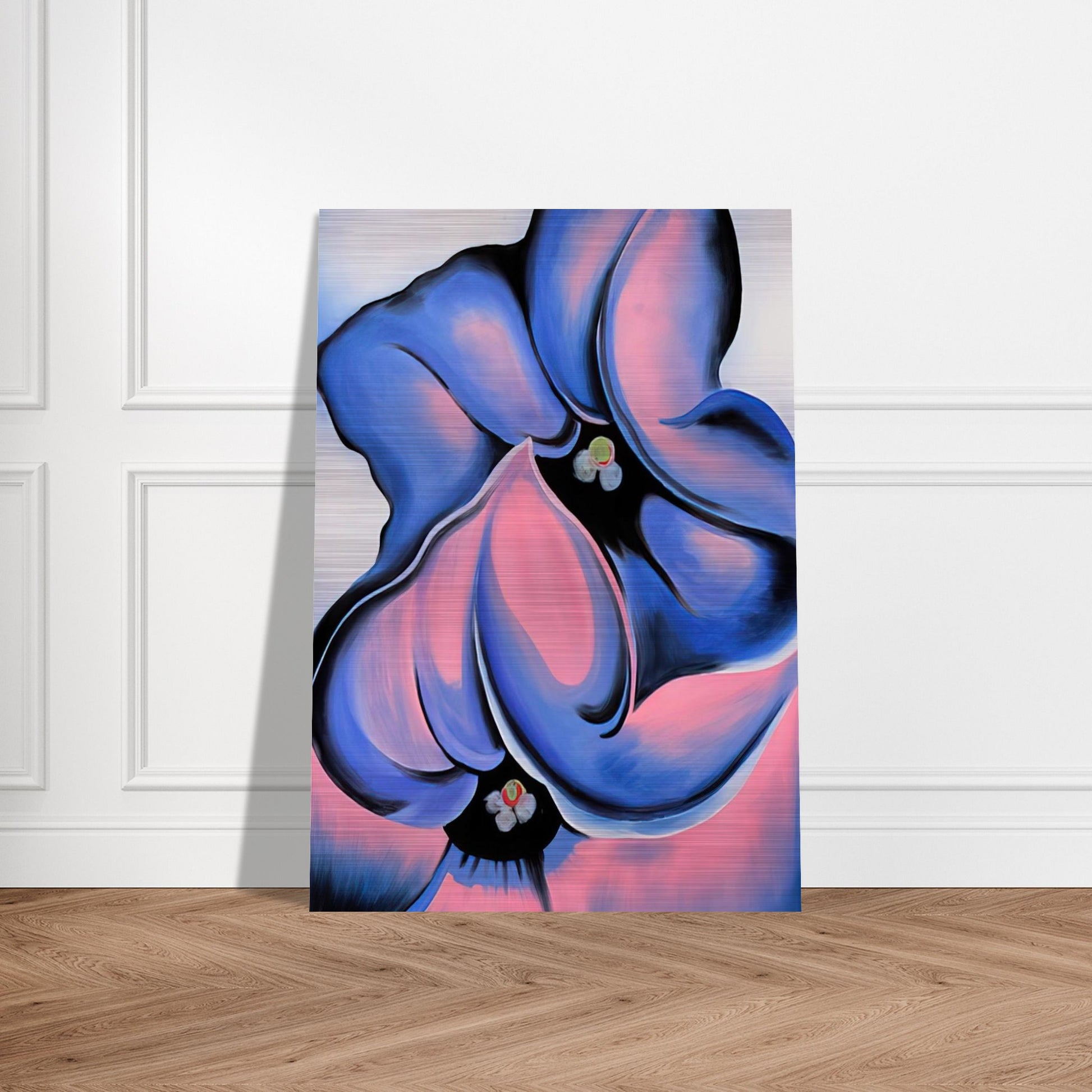 Purple Petunia - Georgia O'Keeffe Brushed Aluminum Print - 70x100 cm / 28x40 inches | Georgia O'Keeffe Aluminum Print | Georgia O'Keeffe Prints