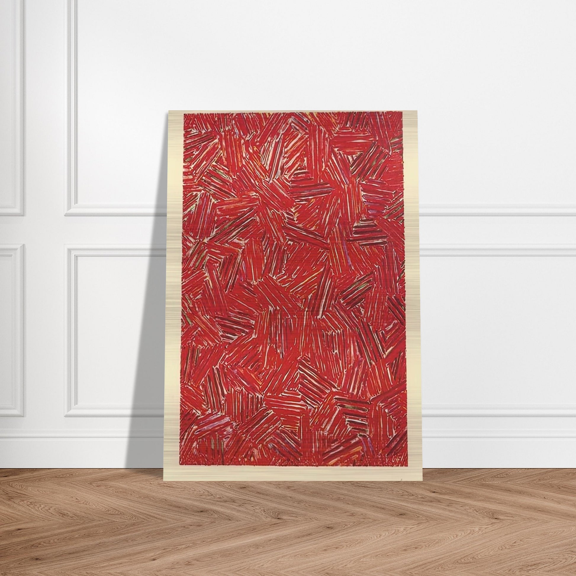 CICADA ULAE 219 - Jasper Johns Brushed Aluminum Print - 70x100 cm / 28x40 inches | Jasper Johns Aluminum Print | Jasper Johns Prints