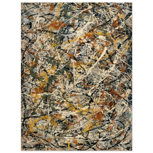 Jackson Pollock - NUMBER 3 1  75x100 cm / 30x40inches Fine Art Poster