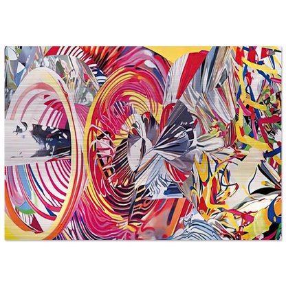 Stowaway Peers Out at the Speed of Light - James Rosenquist Brushed Aluminum Print - 70x100 cm / 28x40 inches | James Rosenquist Aluminum Print | James Rosenquist Prints