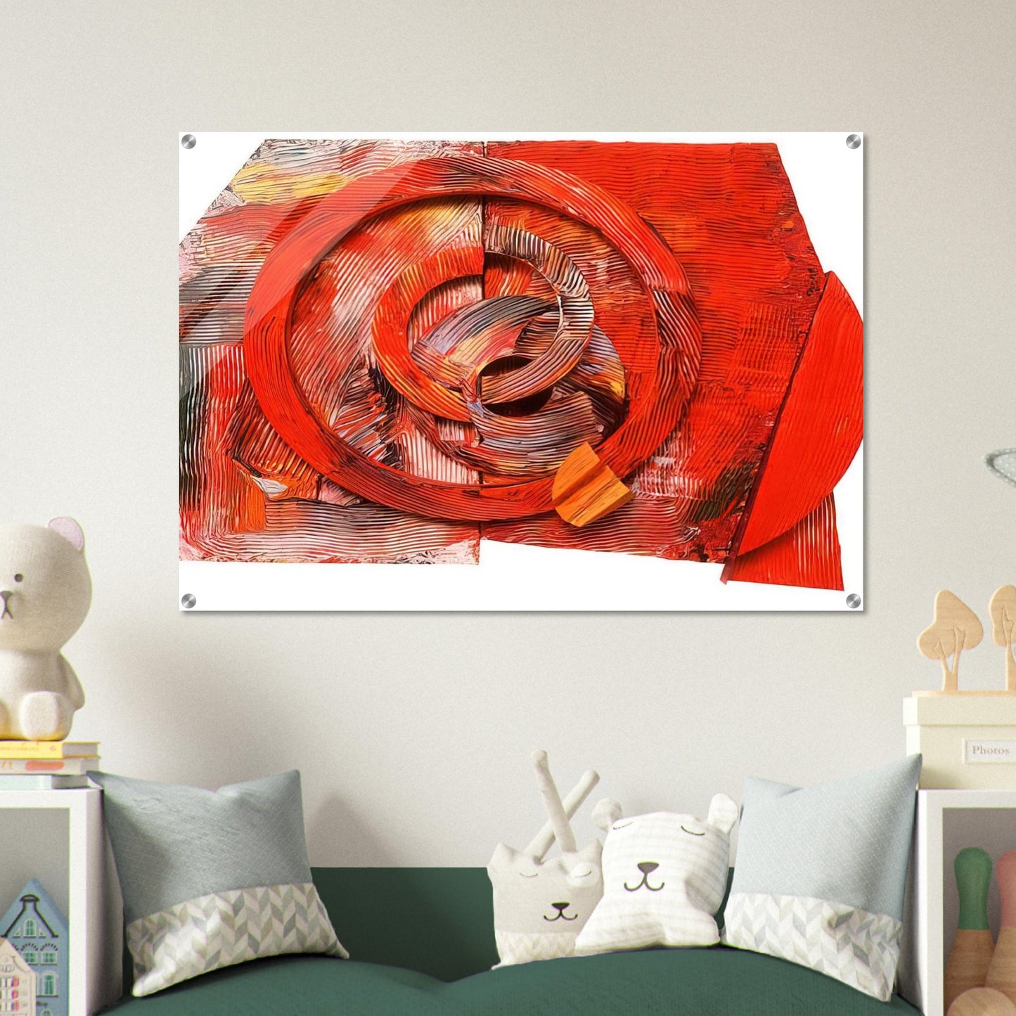 Waking Up - Sam Gilliam Acrylic Print - 70x100 cm / 28x40″ inches