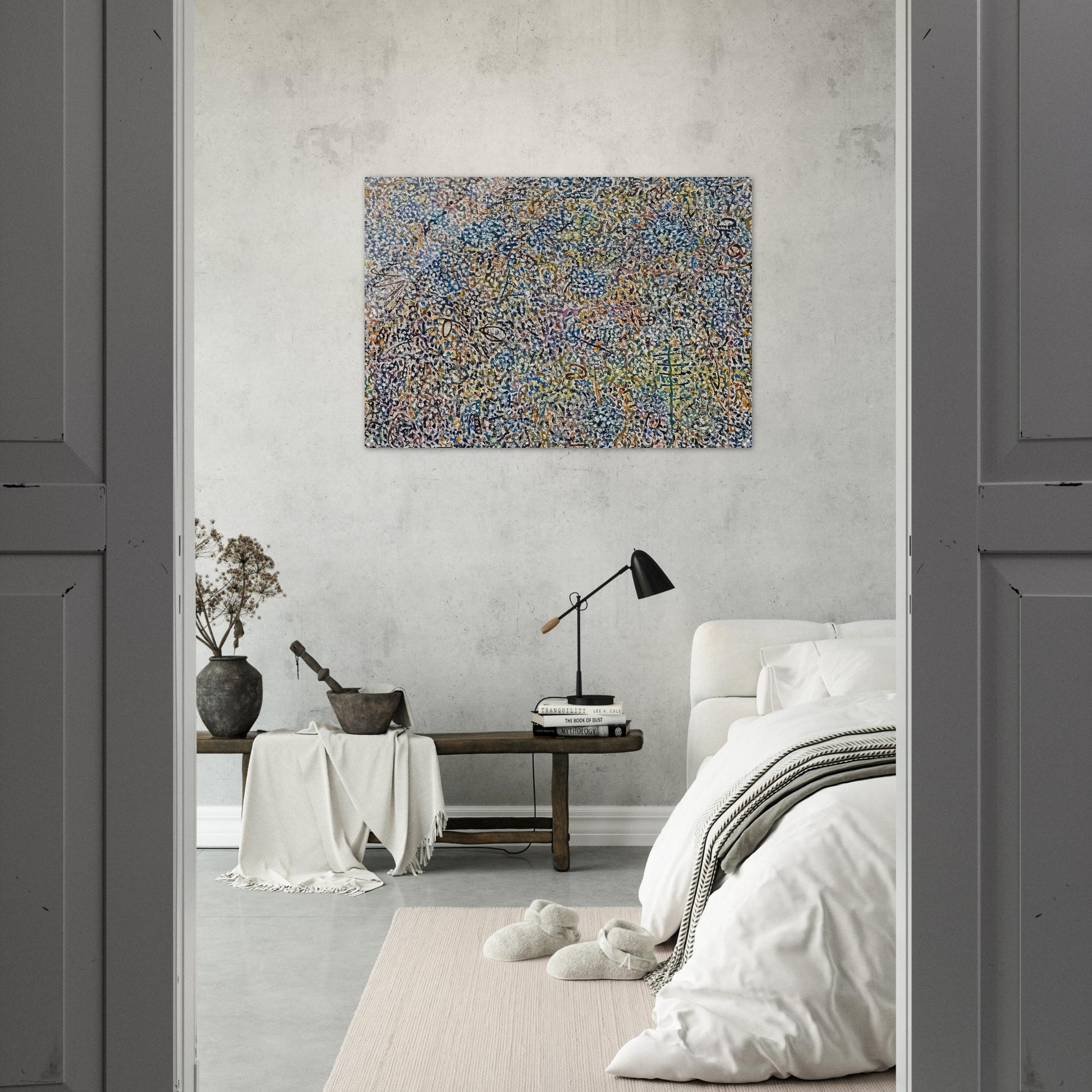 Presence Amaranth Garden - Richard Pousette-Dart Acrylic Print - 70x100 cm / 28x40″ inches