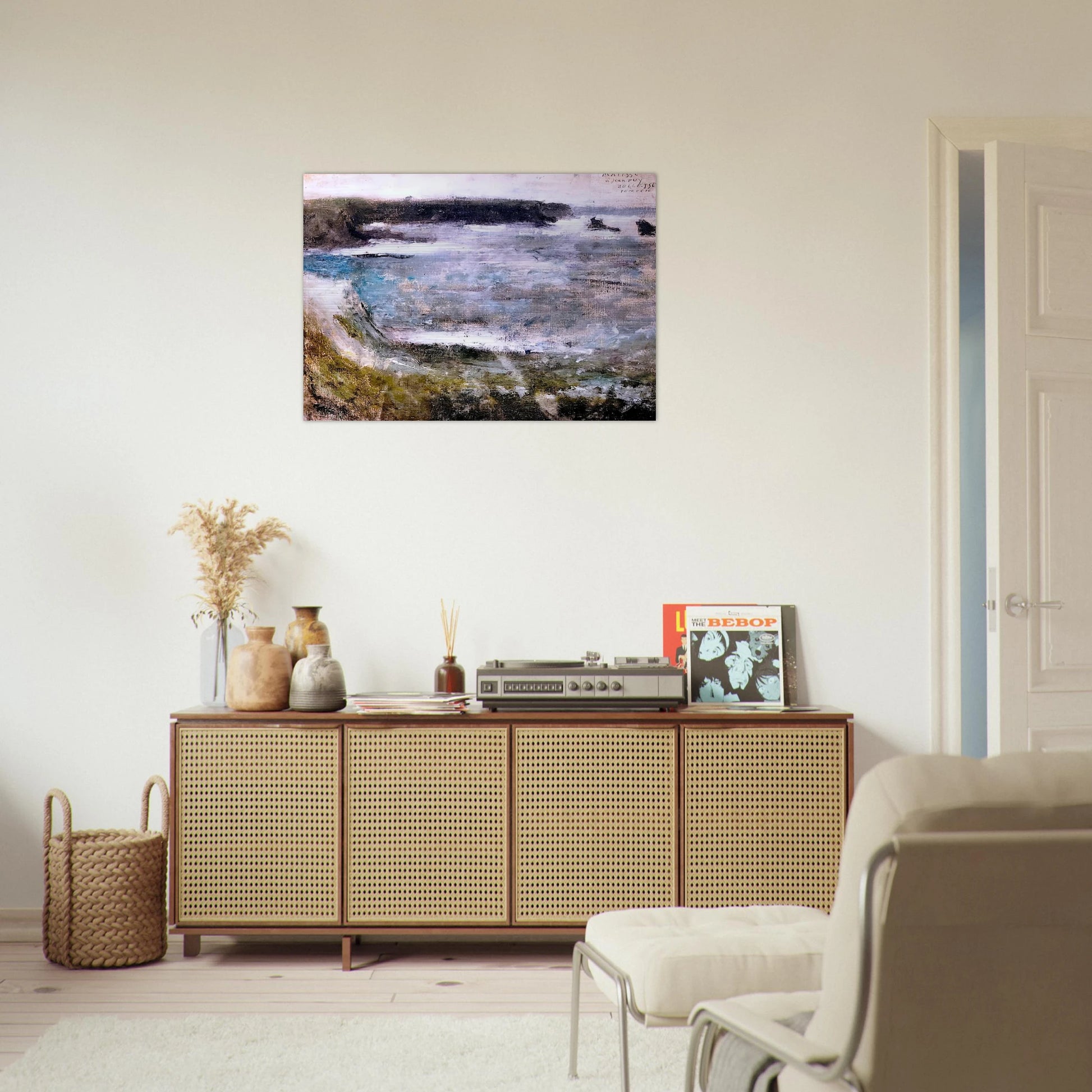 BELLE ISLE TEMPETE 1896 - Henri Matisse Brushed Aluminum Print - 70x100 cm / 28x40 inches | Henri Matisse Aluminum Print | Henri Matisse Prints