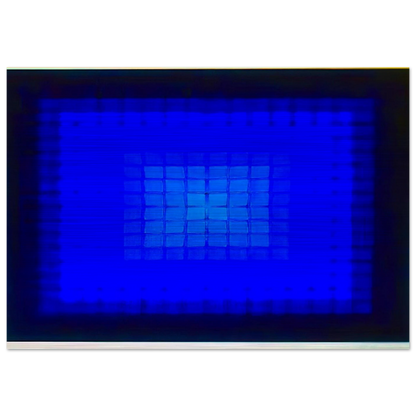 Quasar - 1966 - Victor Vasarely Brushed Aluminum Print - 70x100 cm / 28x40 inches | Victor Vasarely Aluminum Print | Victor Vasarely Prints