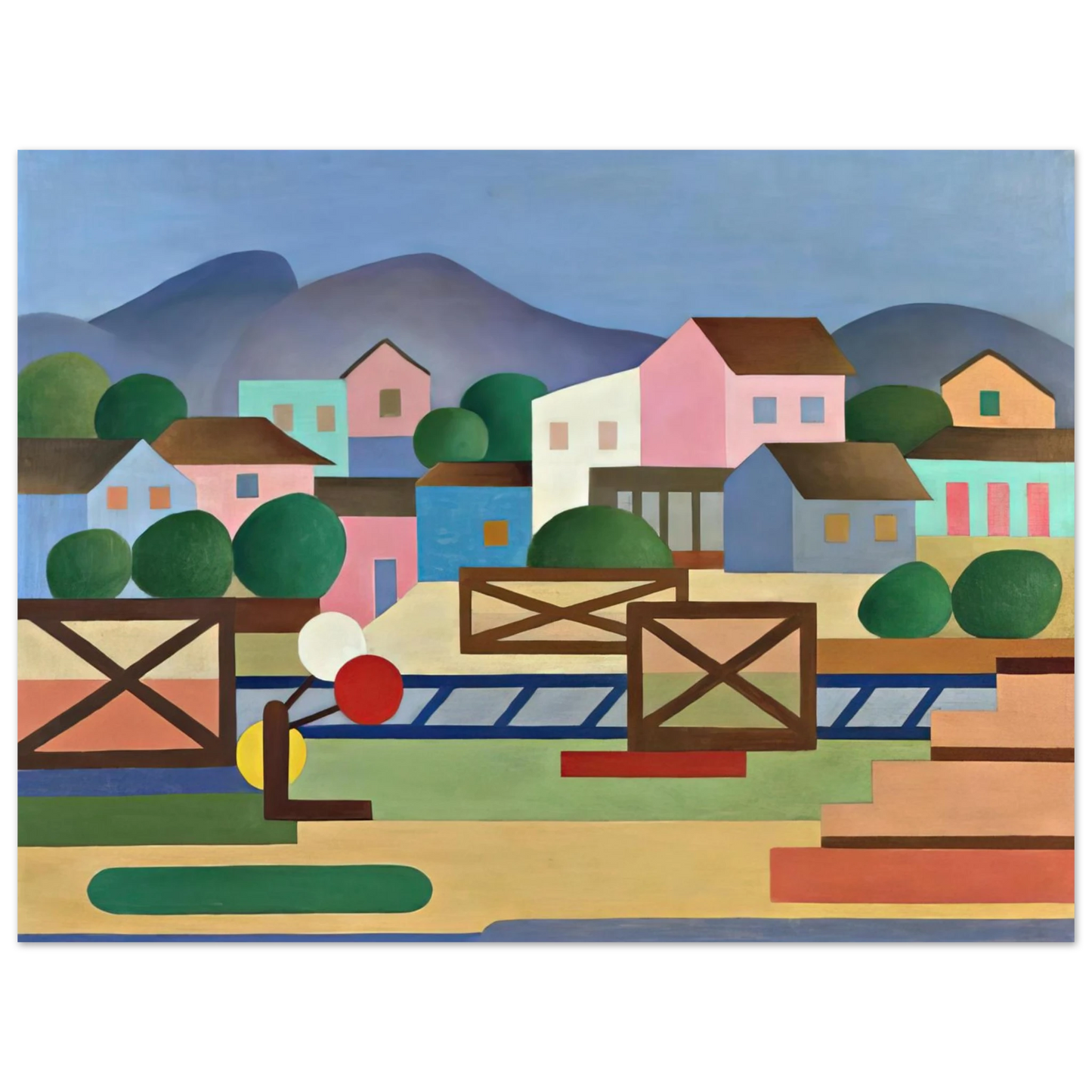 Tarsila do Amaral - Level II Pass  75x100 cm / 30x40inches Fine Art Poster