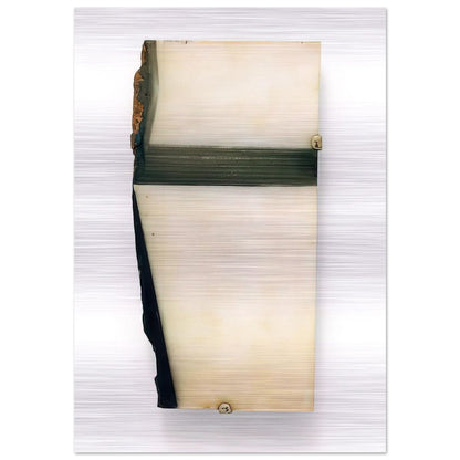 Marble #10 - 1981 - Brice Marden Brushed Aluminum Print - 70x100 cm / 28x40 inches | Brice Marden Aluminum Print | Brice Marden Prints