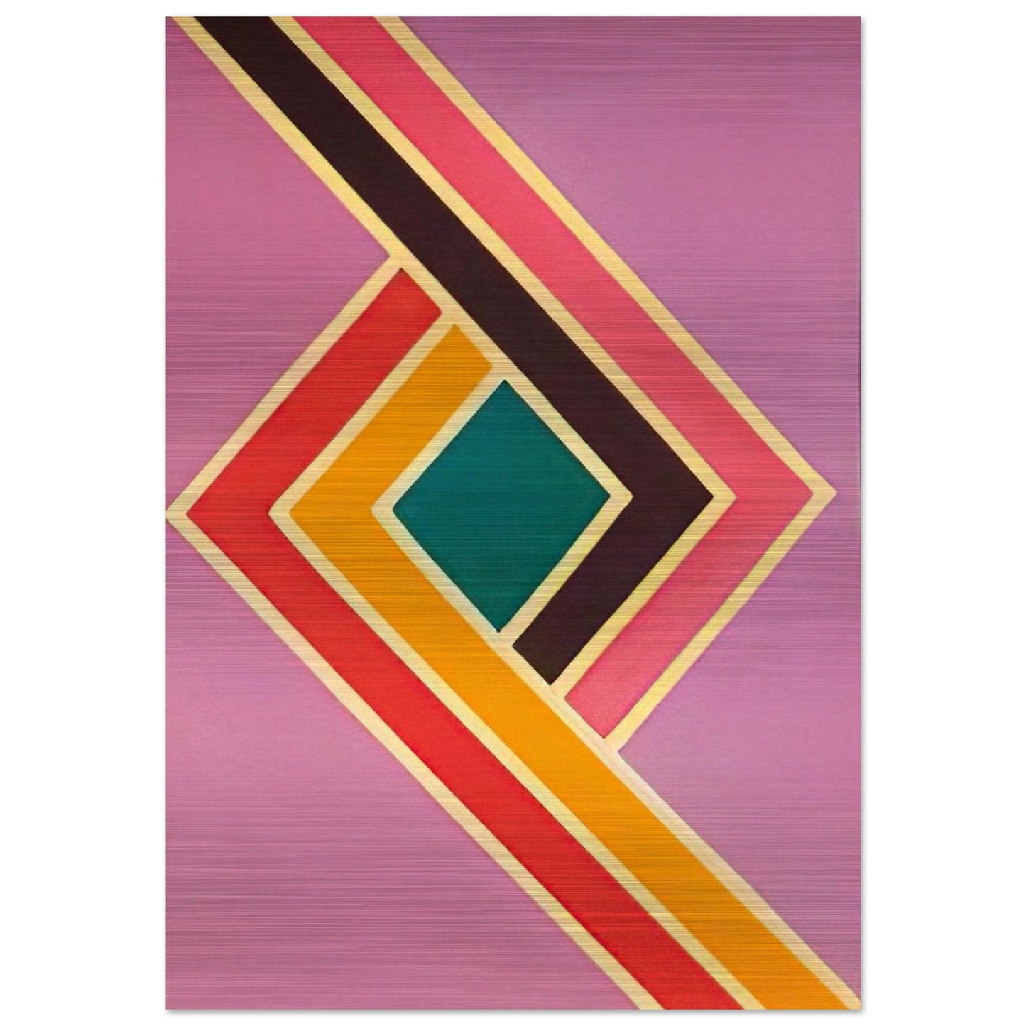 Comet I - Sam Gilliam Brushed Aluminum Print - 70x100 cm / 28x40 inches | Sam Gilliam Aluminum Print | Sam Gilliam Prints