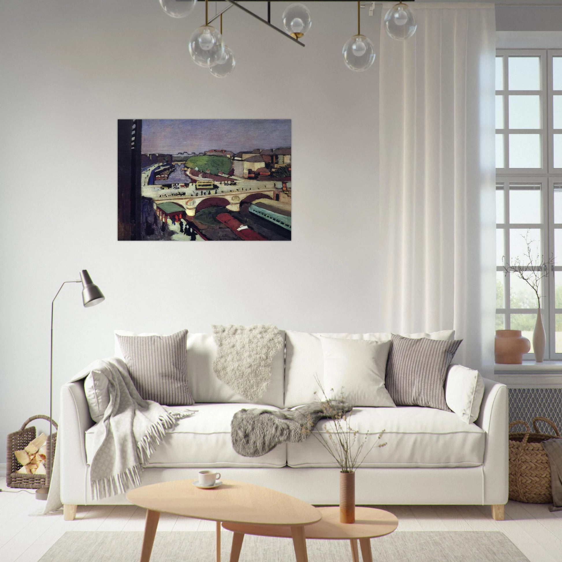 THE PONT SAINT MICHEL 1900 - Henri Matisse Brushed Aluminum Print - 70x100 cm / 28x40 inches | Henri Matisse Aluminum Print | Henri Matisse Prints