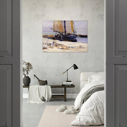 Above Lake Garda at San Vigilio - John Singer Sargent Brushed Aluminum Print - 70x100 cm / 28x40 inches | John Singer Sargent Aluminum Print | John Singer Sargent Prints