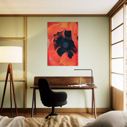 Poppy 2 - Georgia O'Keeffe Brushed Aluminum Print - 70x100 cm / 28x40 inches | Georgia O'Keeffe Aluminum Print | Georgia O'Keeffe Prints
