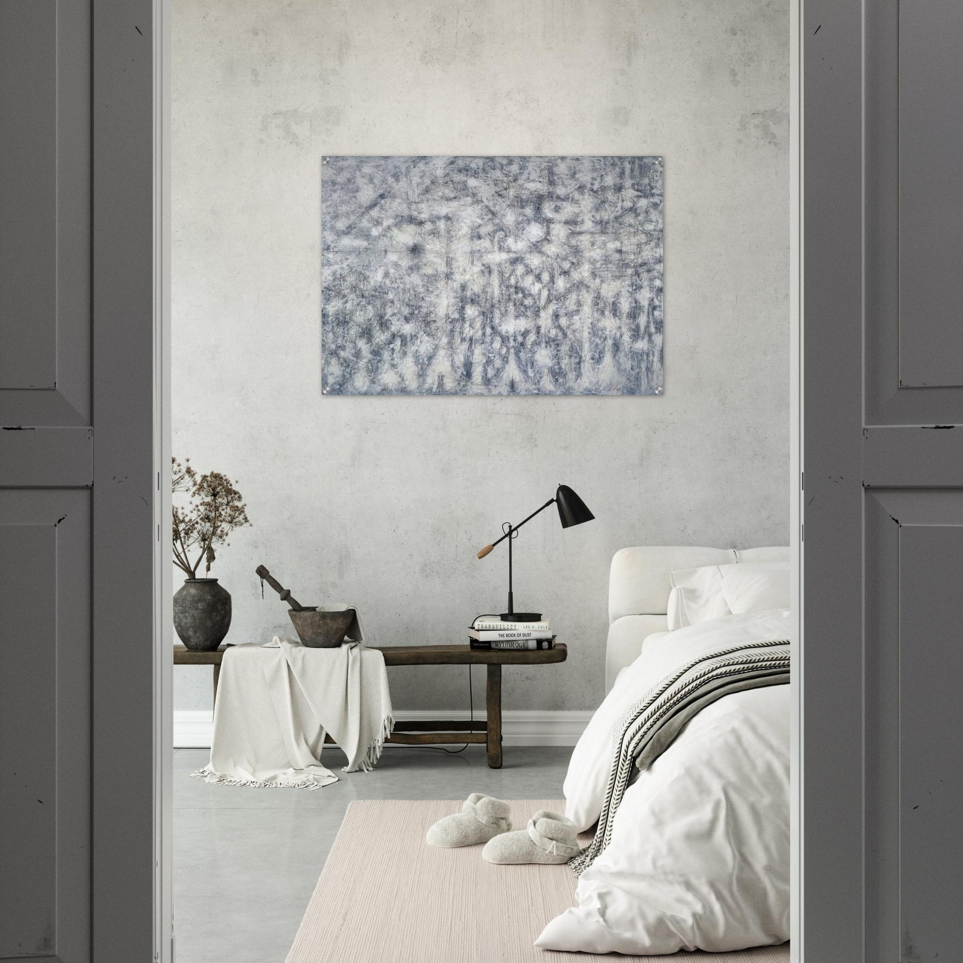 White Garden - Richard Pousette-Dart Acrylic Print - 70x100 cm / 28x40″ inches