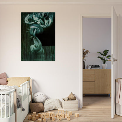 STUDY FOR A FRUIT BOWL IN STILL LIFE FAST MOVING - Salvador Dali Brushed Aluminum Print - 70x100 cm / 28x40 inches | Salvador Dali Aluminum Print | Salvador Dali Prints