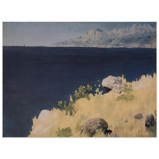 Arkhyp Kuindzhi - Sea coast. Crimea  75x100 cm / 30x40inches Fine Art Poster