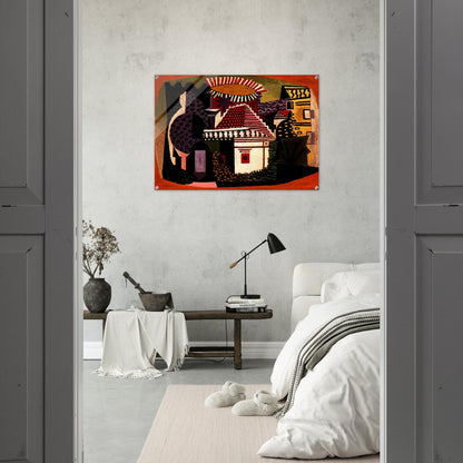 Landscape of Juan-les-Pins - Pablo Picasso Acrylic Print - 70x100 cm / 28x40″ inches