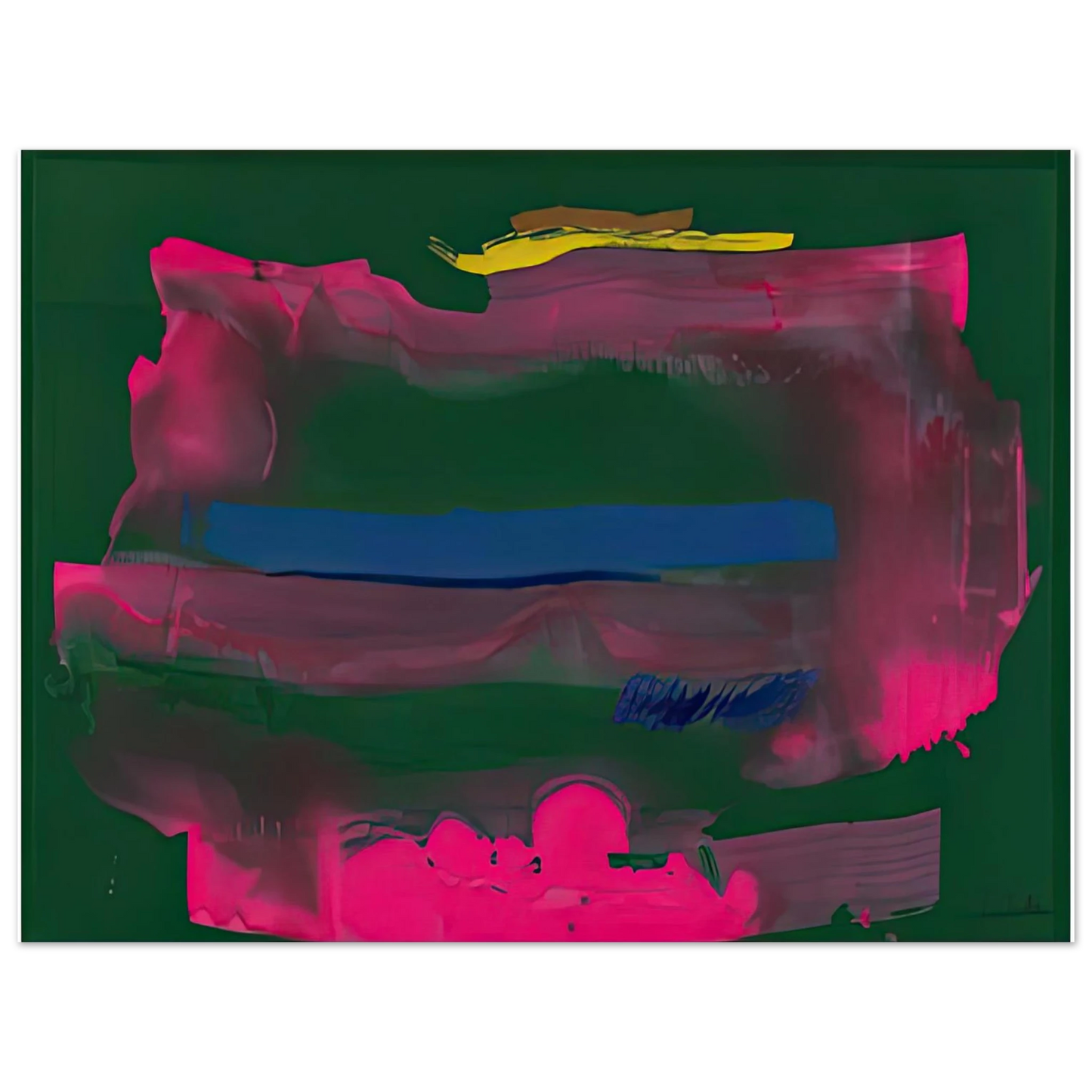 Helen Frankenthaler - Reef, 1991- Wall Art - 21x29.7 cm / 8x12" - Fine Art Poster-canvas - -