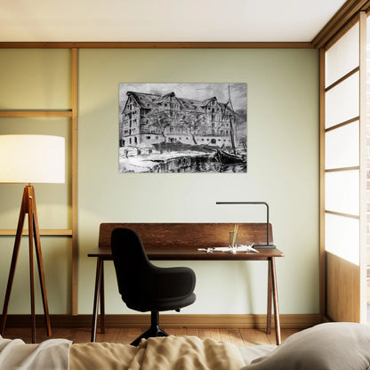 Untitled - 1926 - Konrad Zuse Brushed Aluminum Print - 70x100 cm / 28x40 inches | Konrad Zuse Aluminum Print | Konrad Zuse Prints