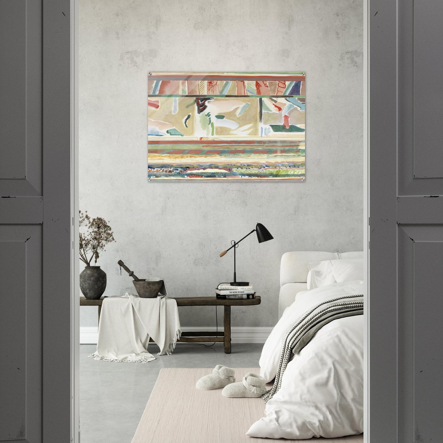 Paisagem II, Portalegre tapestry card - Lyrical Abstraction - Menez Acrylic Print - 70x100 cm / 28x40″ inches | Menez Wall Art | Menez Prints